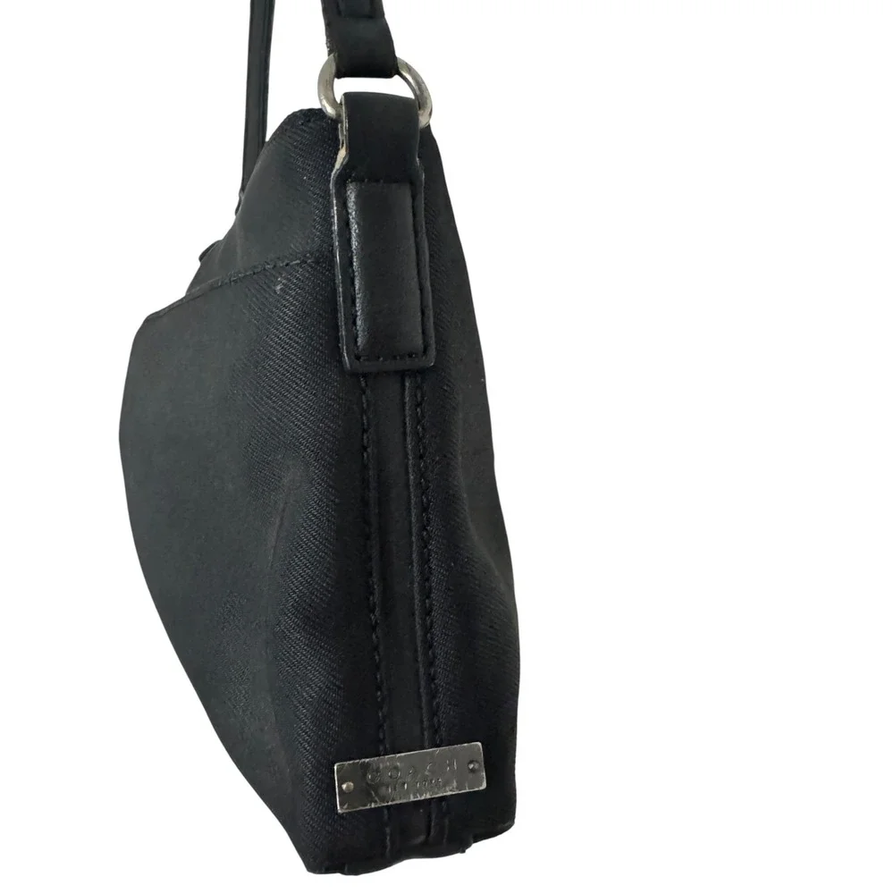 Coach Y2K VTG Mercer Demi 7407 black nylon mini shoulder bag clutch purse